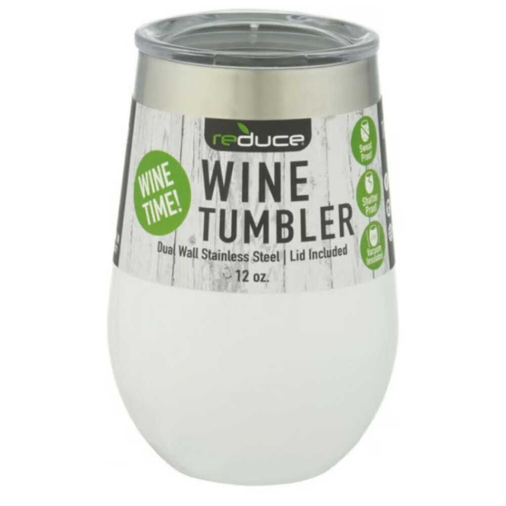 GIFTABLE! Reduce Vacuum Insulated Wine/CoffeeTumbler. New With Tags!
